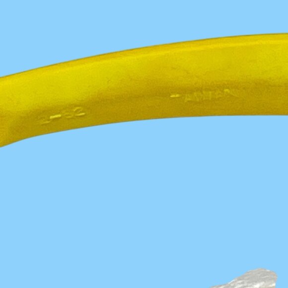 Retro Futuristic Back to the Future ll Movie Sunglasses Solar Shades Pink Yellow - Picture 8 of 9